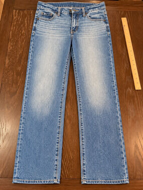 BKE Payton Jeans Women's 28x27 Universal Fit Mid Rise Cropped Straight Denim